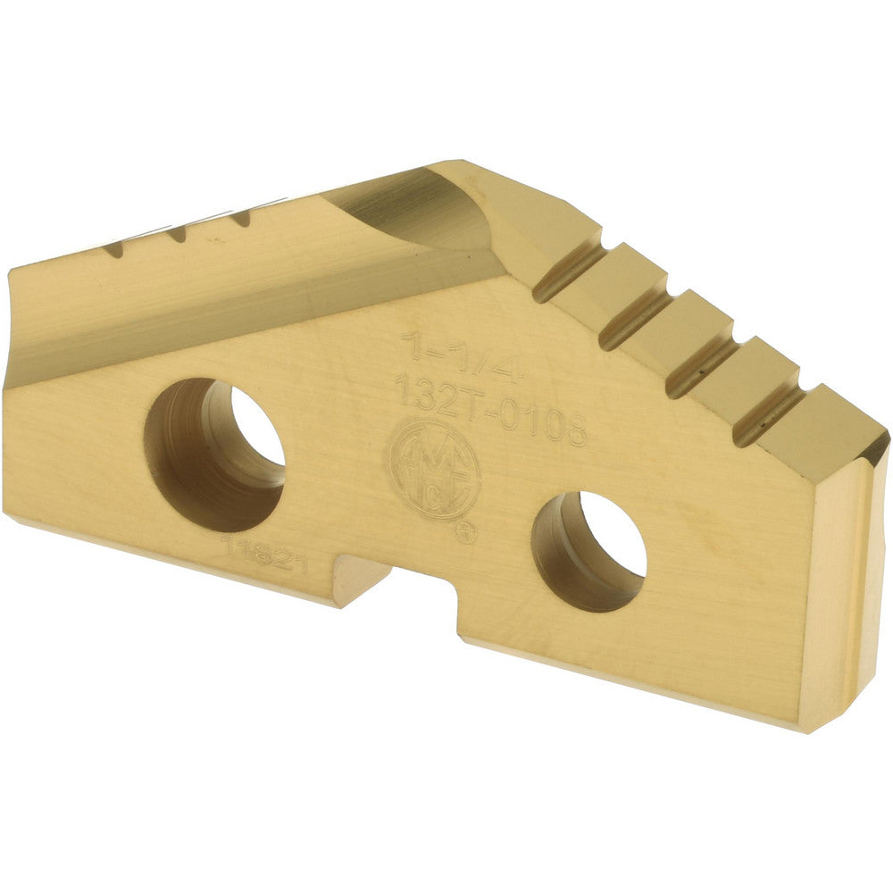Allied Machine and Engineering 132T-0108 Spade Drill Insert 1-1/4" Dia, Seat Size 2, High Speed Steel, 132 deg Point