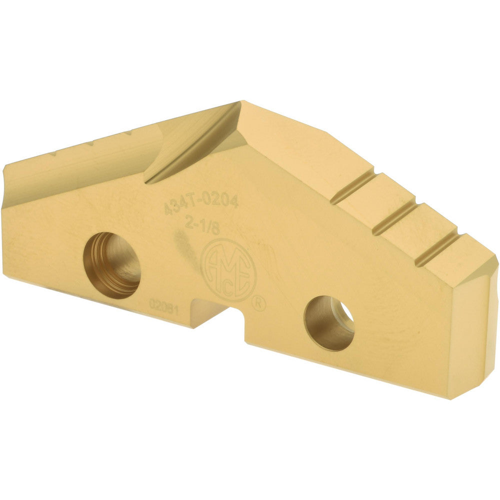 Allied Machine and Engineering 434T-0204 Spade Drill Insert 2-1/8" Dia, Seat Size 4, High Speed Steel, 132 deg Point