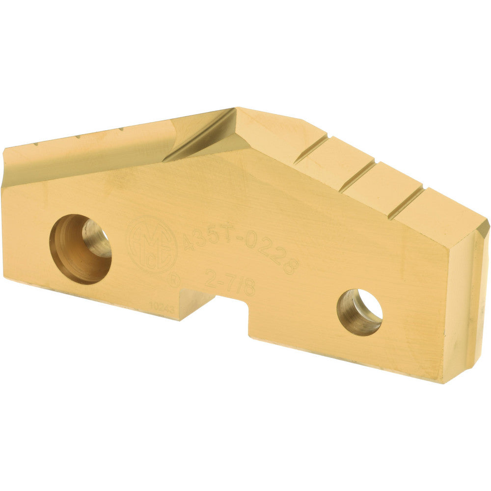 Allied Machine and Engineering 435T-0228 Spade Drill Insert 2-7/8" Dia, Seat Size 5, High Speed Steel, 144 deg Point