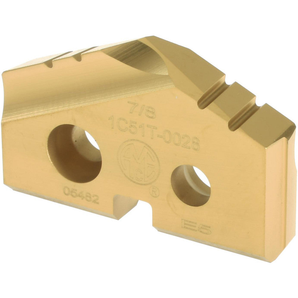 Allied Machine and Engineering 1C51T-0028 Spade Drill Insert 7/8" Dia, Seat Size 1, Carbide, 132 deg Point