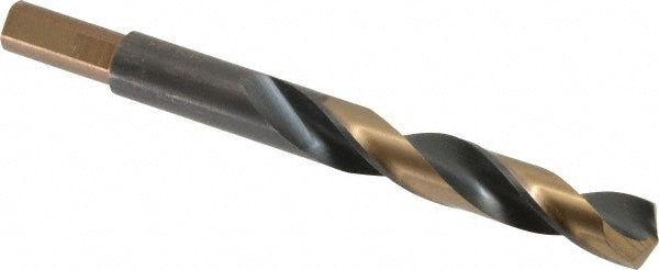 Triumph Twist Drill 092630 Reduced Shank Drill Bit 15/32'' Dia, 3/8'' Shank Dia, 135 °, High Speed Steel