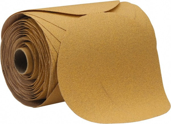 ARC Abrasives 34973 6" Dia PSA Disc Roll 80 Grit, Aluminum Oxide