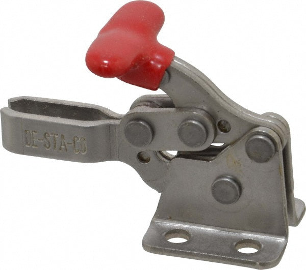 De-Sta-Co 305-USS Manual Hold-Down Toggle Clamp Horizontal, 200 lb Capacity, U-Bar, Flanged Base