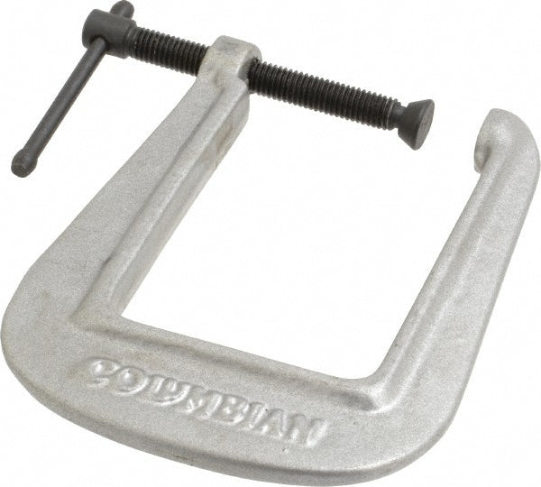 Wilton 42520 Light-Duty 2" Max Opening, 3-1/2" Throat Depth, Ductile Iron Standard C-Clamp
