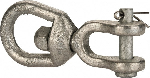 Chicago Hardware & Fixture 21610-4 1, 250 Lbs. Load Limit, 3-3/4" Long x 5/16" Dia Jaw Eye Swivel