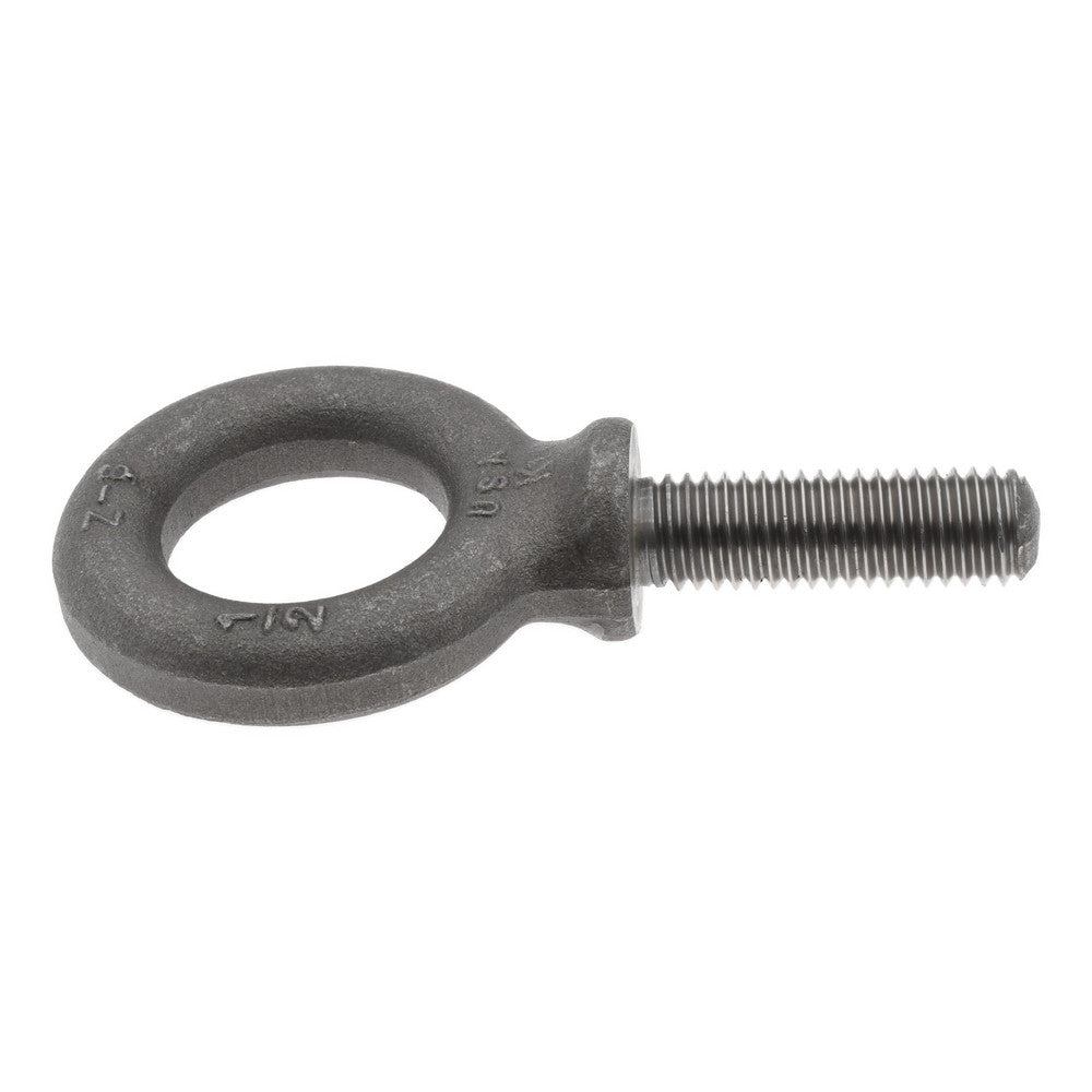 Cleveland-City Forge Inc 14641 Fixed Lifting Eye Bolt With Shoulder, 2,400 lb Capacity, 1/2-13 Thread, Grade 1030 Steel