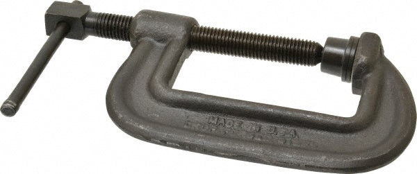 Wilton 14142 C-Clamp 4" Max Opening, 2-1/4" Throat Depth, Forged Steel