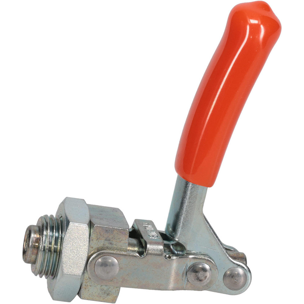Lapeer PHL-253 Standard Straight Line Action Clamp 250 lb Load Capacity, 0.75" Plunger Travel, Mounting Plate Base, Carbon Steel