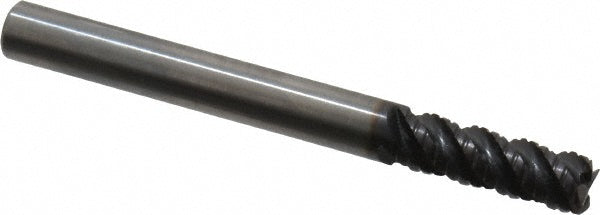 Kennametal 3331482 Corner Radius End Mill 1/4" Dia, 3/4" LOC, 0.03" Radius, 4 Flutes, Solid Carbide