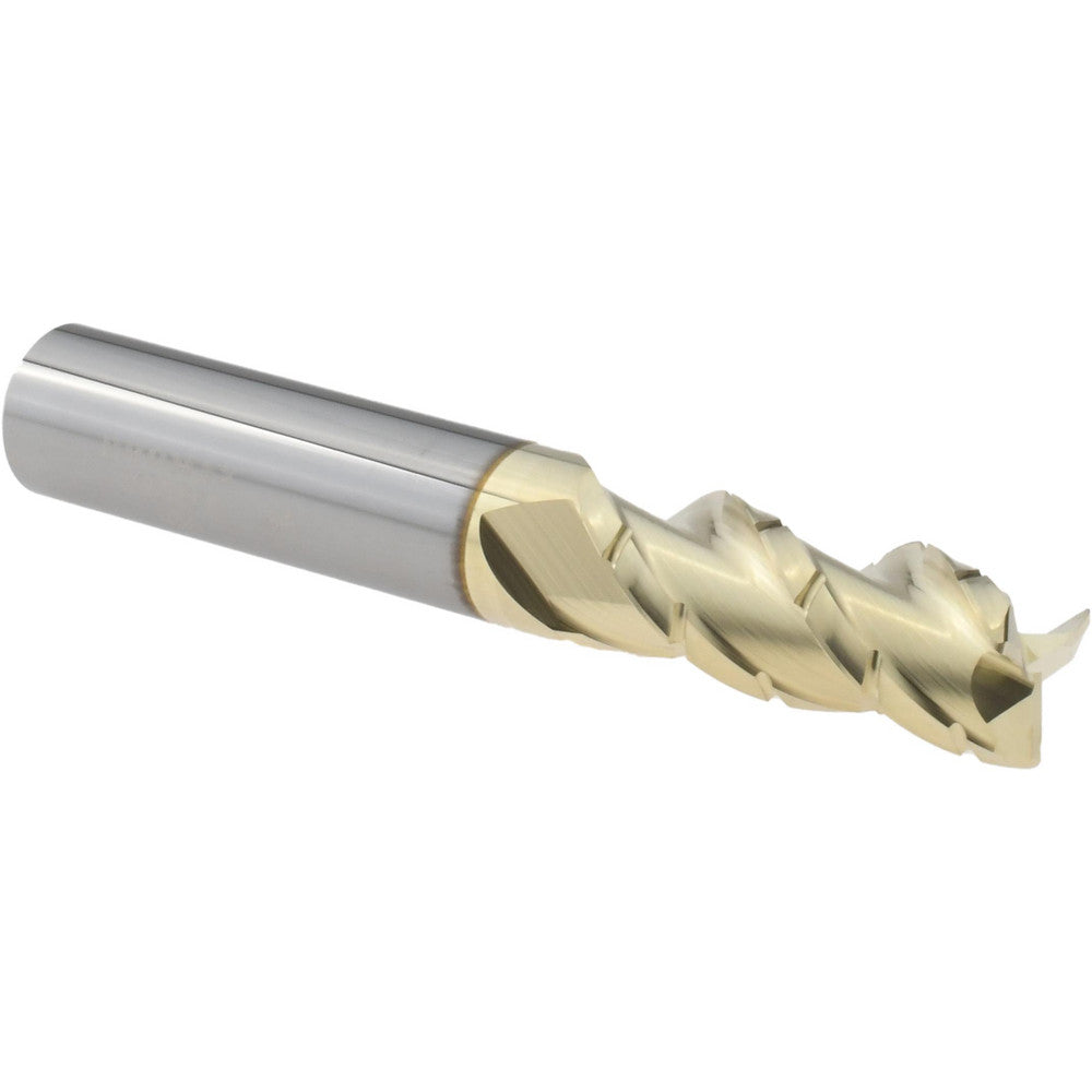 ProMax 119-02416 Roughing & Finishing End Mill 3/8" Dia, 3 Flutes, 0.02" Corner Radius, Corner Radius End, Solid Carbide