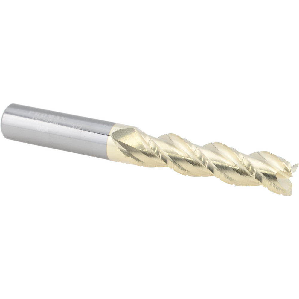 ProMax 119-03246 Roughing & Finishing End Mill 1/2" Dia, 3 Flutes, 0.02" Corner Radius, Corner Radius End, Solid Carbide