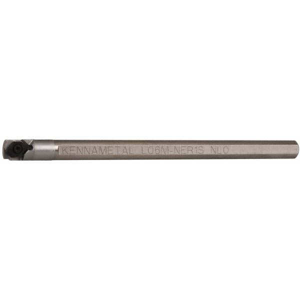 Kennametal 3331088 Indexable Boring Bar L06M-NER1S, 0.48" Min Bore Dia, Right Hand Cut, 3/8" Shank Dia, Heavy Metal