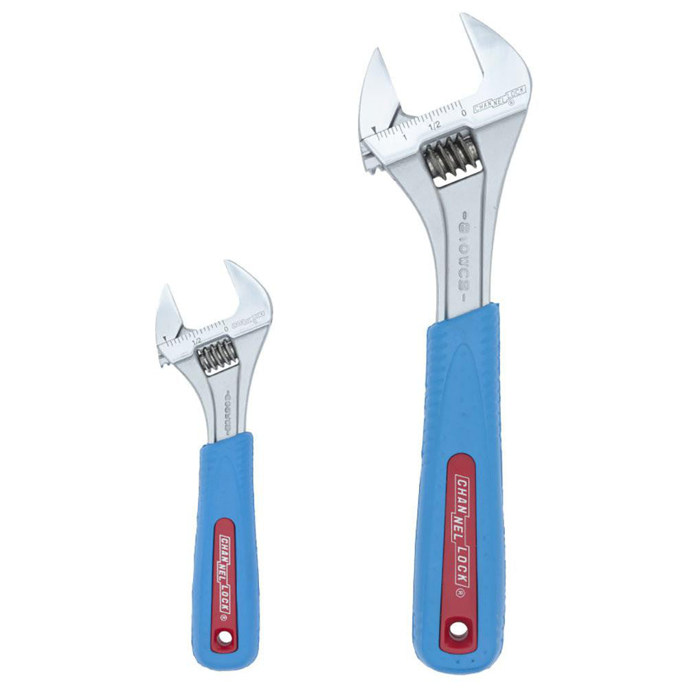 Channellock WS-2CB Adjustable Wrench Set 2 Pc, Inch