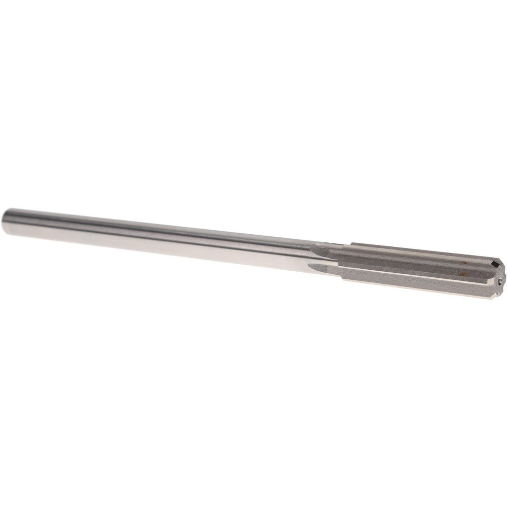 Yankee Corp. 433-0.5156 Chucking Reamer 33/64" Dia, 8" OAL, 2" Flute Length, Straight Flute, Straight-Cylindrical Shank, HSS