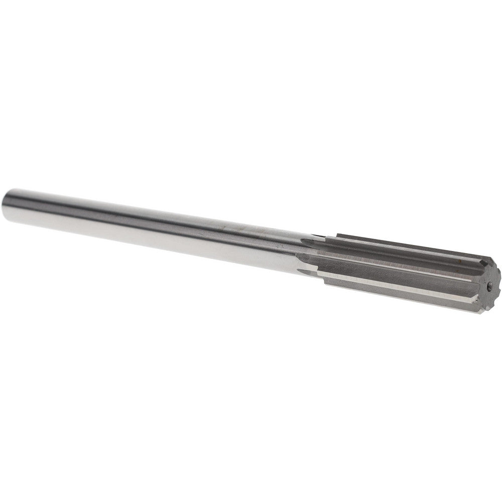Yankee Corp. 433-0.7656 Chucking Reamer 49/64" Dia, 9-1/2" OAL, 2-1/2" Flute Length, Straight Flute, Straight-Cylindrical Shank, HSS