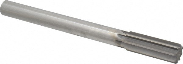 Yankee Corp. 433-1.0100 Chucking Reamer 1.0100" Dia, 10-1/2" OAL, 2-3/4" Flute Length, Straight Flute, Straight-Cylindrical Shank, HSS
