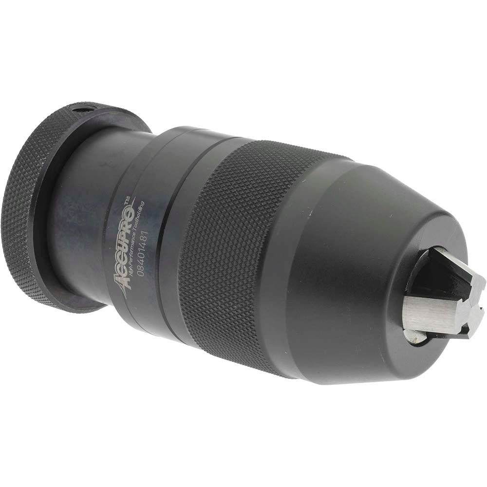 Accupro CKS1306020MSC Drill Chuck 1/32 to 1/2" Capacity, Tapered Mount, JT2