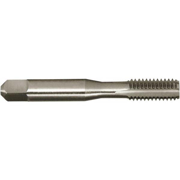 Greenfield Threading 305412 Straight Flute Tap 5/16-18 UNC, 4 Flute, Bottoming Chamfer, 3B Class of Fit, HSS, TiN Finish