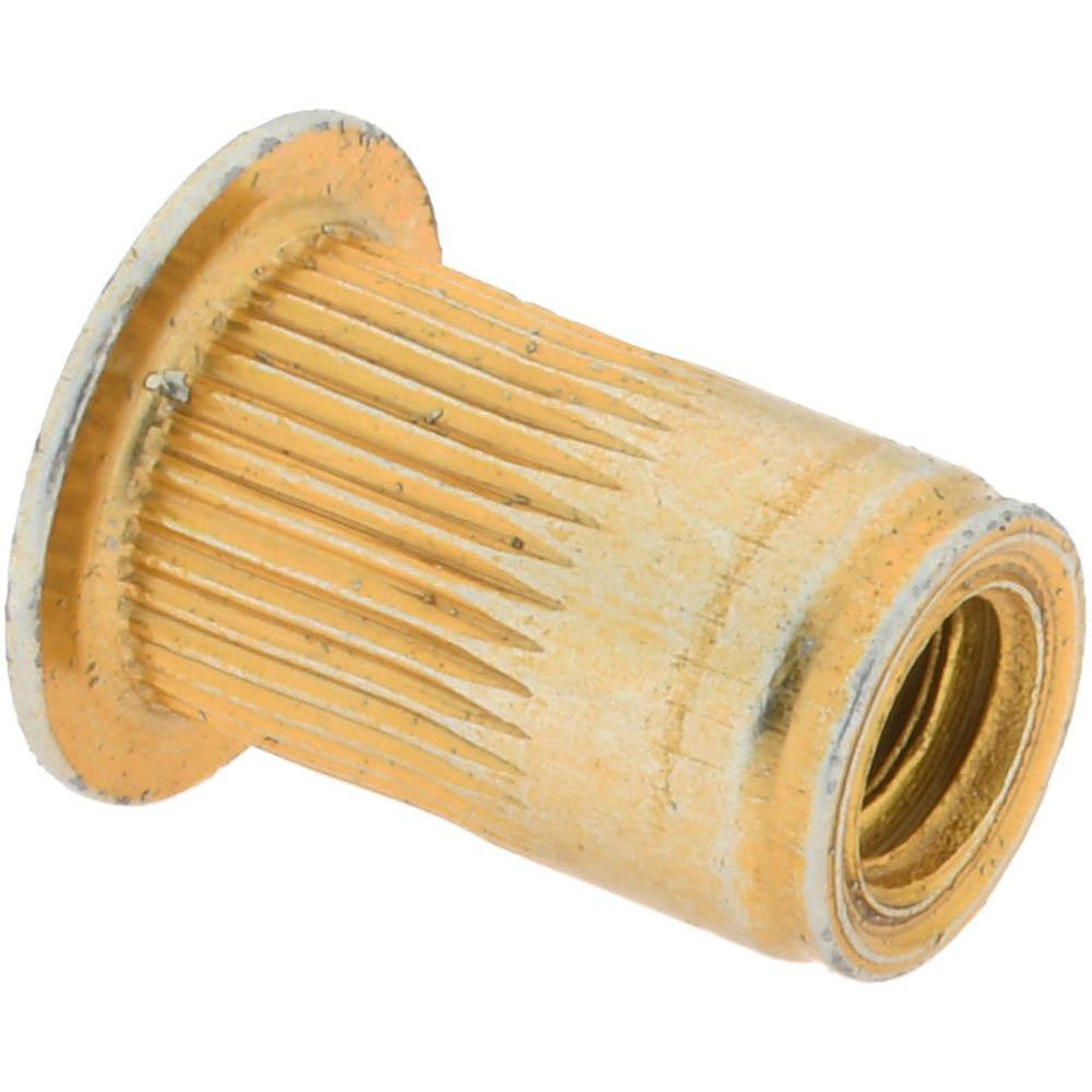 AVK ALS4T-1024-130 #10-24, 0.296 Insert Diam, 0.475" OAL, Knurled Body Open End Threaded Insert