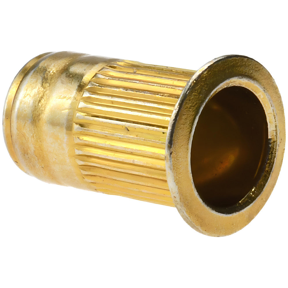 AVK ALS4T-420-260 1/4-20, 0.39 Insert Diam, 0.68" OAL, Knurled Body Open End Threaded Insert