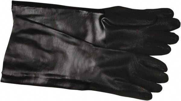 MCR Safety 6528S Chemical Resistant Gloves Memphis® Size Large, 50.00 mil, Polyvinylchloride, Supported