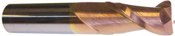 Accupro 73295750 Corner Radius End Mill 1/2" Dia, 1" LOC, 0.045" Radius, 2 Flutes, Solid Carbide