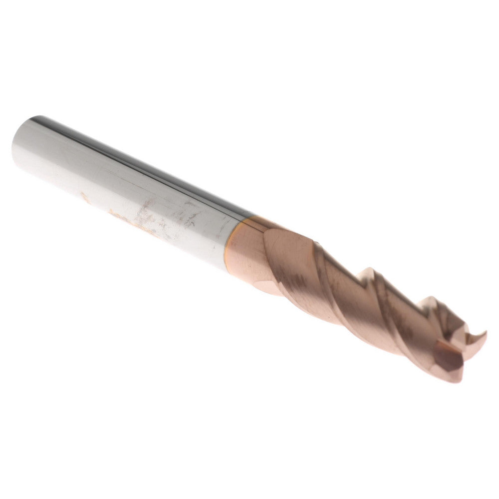 Accupro 08482507 Corner Radius End Mill 1/4" Dia, 3/4" LOC, 0.03" Radius, 3 Flutes, Solid Carbide