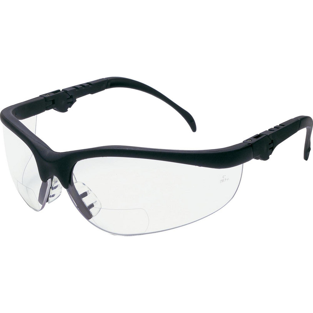 MCR Safety K3H15 Magnifying Safety Glasses 1.50, Clear Lenses, Scratch-Resistant, ANSI Z87.1+