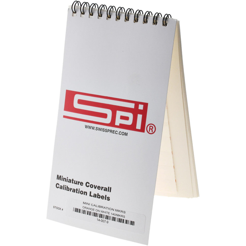SPI 14-007-9 Inspection & Quality Label "Calibration I.D. No.__ By__Date__Due__", Rectangle, 1" Wide