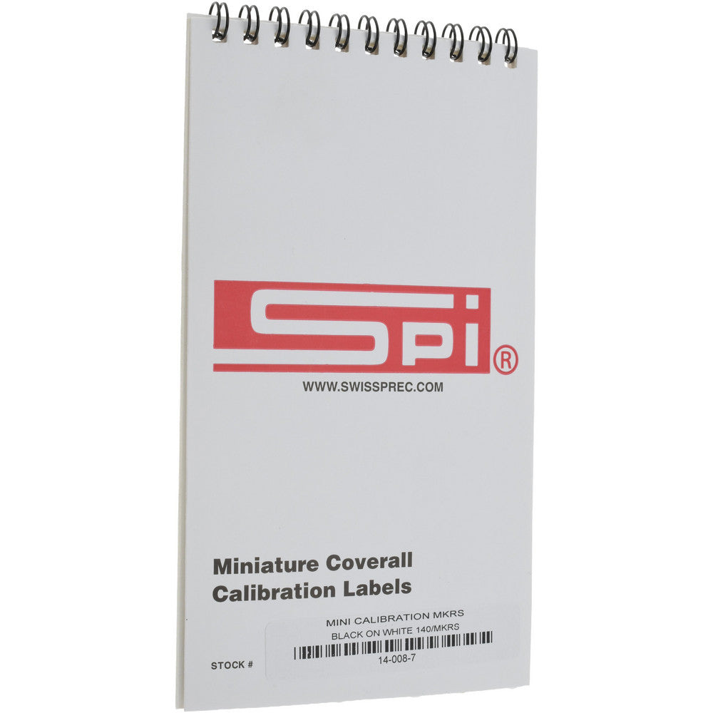 SPI 14-008-7 Inspection & Quality Label "Calibration I.D. No.__ By__Date__Due__", Rectangle, 1" Wide