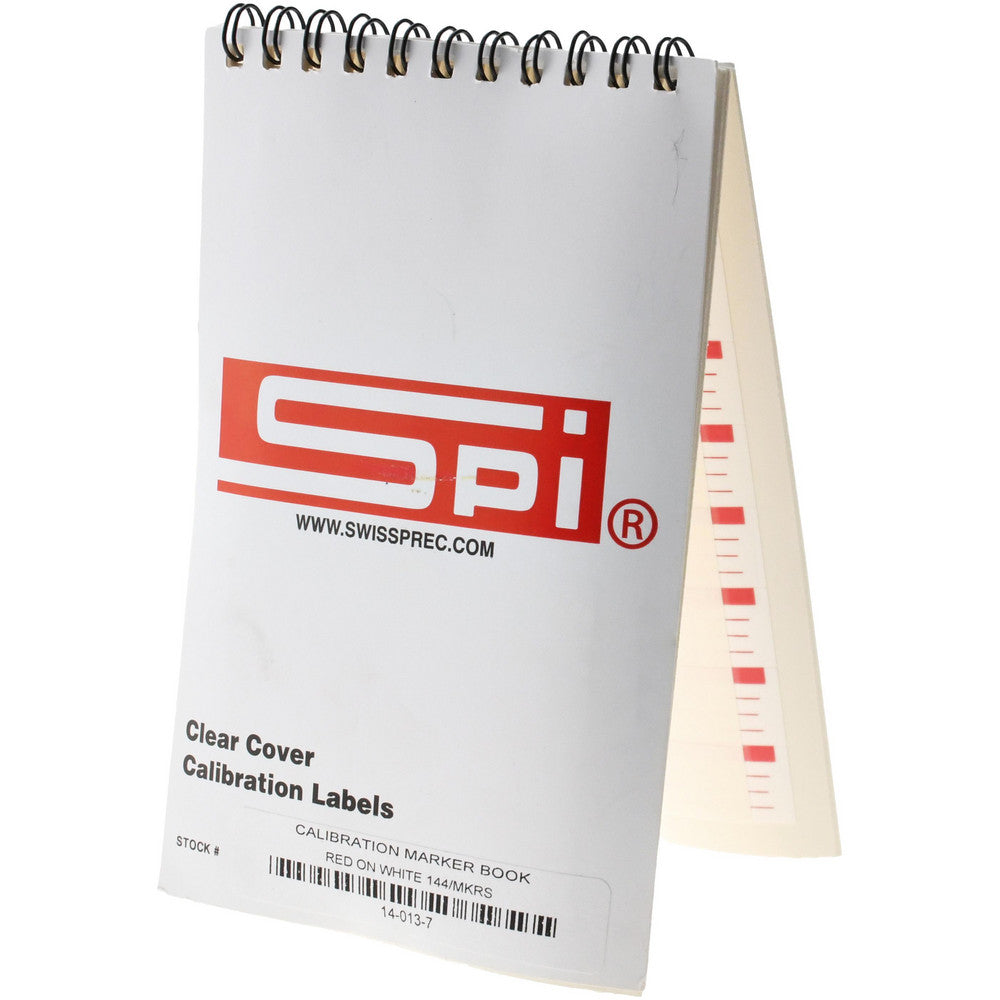SPI 14-009-5 Inspection & Quality Label "Calibration I.D. No.__ By__Date__Due__", Rectangle, 1" Wide