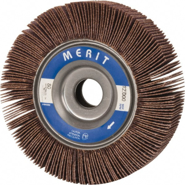 Merit Abrasives 08834122035 4 x 1" 80 Grit Aluminum Oxide Unmounted Flap Wheel