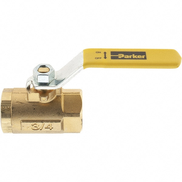 Parker XV500P-12 Standard Manual Ball Valve 3/4" Pipe, Female Port