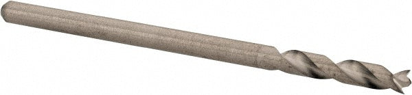 M.A. Ford 20709800 #40, 1/2" Flute Length, Uncoated, Solid Carbide Brad Point Drill Bit