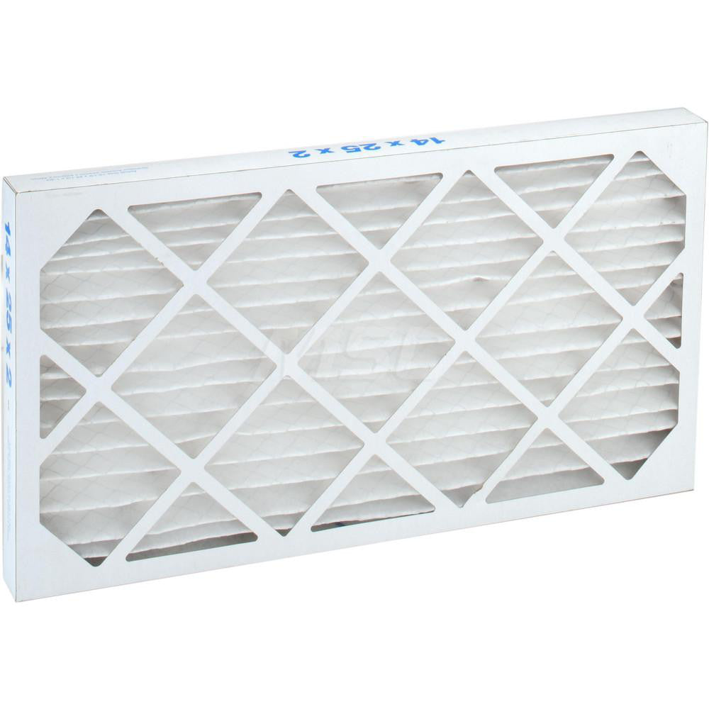 Pro-Source PRO10454 Pleated Air Filter Wire-Backed Pleated, MERV 10, Synthetic, 55% Efficient, 14" High, 25" Wide, 2" Deep