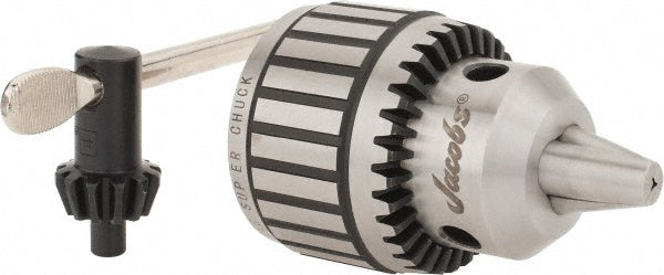 Jacobs 30227 Drill Chuck 1/8 to 5/8" Capacity, Tapered Mount, JT3