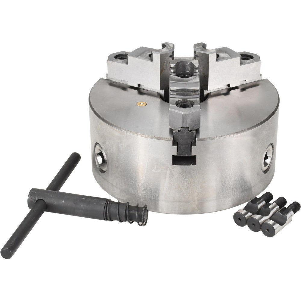 Value Collection 429-3084 Manual Lathe Chuck 8", 3 Jaws, Self-Centering