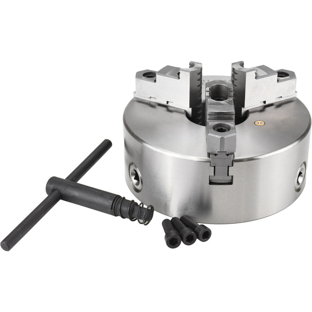 Value Collection 428-7008 Manual Lathe Chuck 8", 3 Jaws, Self-Centering