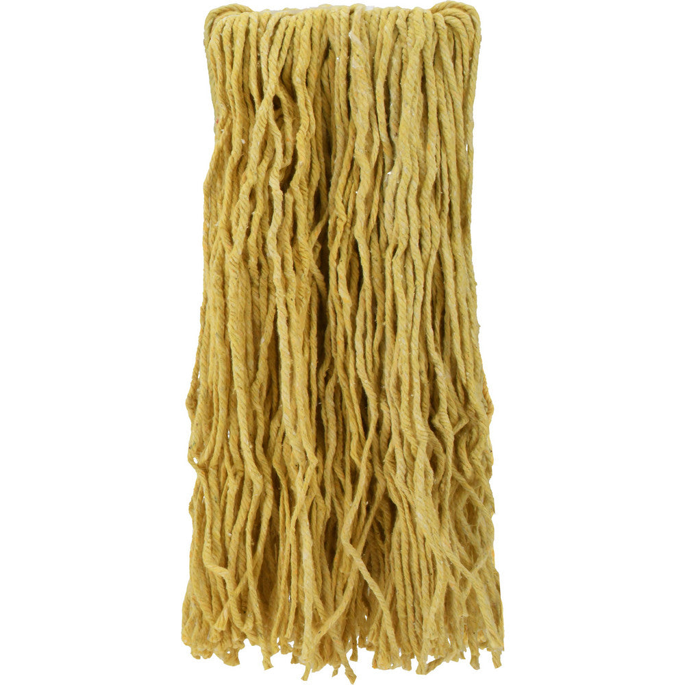 Pro-Source 08625451 Wet Mop Cut Clamp Jaw, Large, Yellow Mop, Blended Fiber