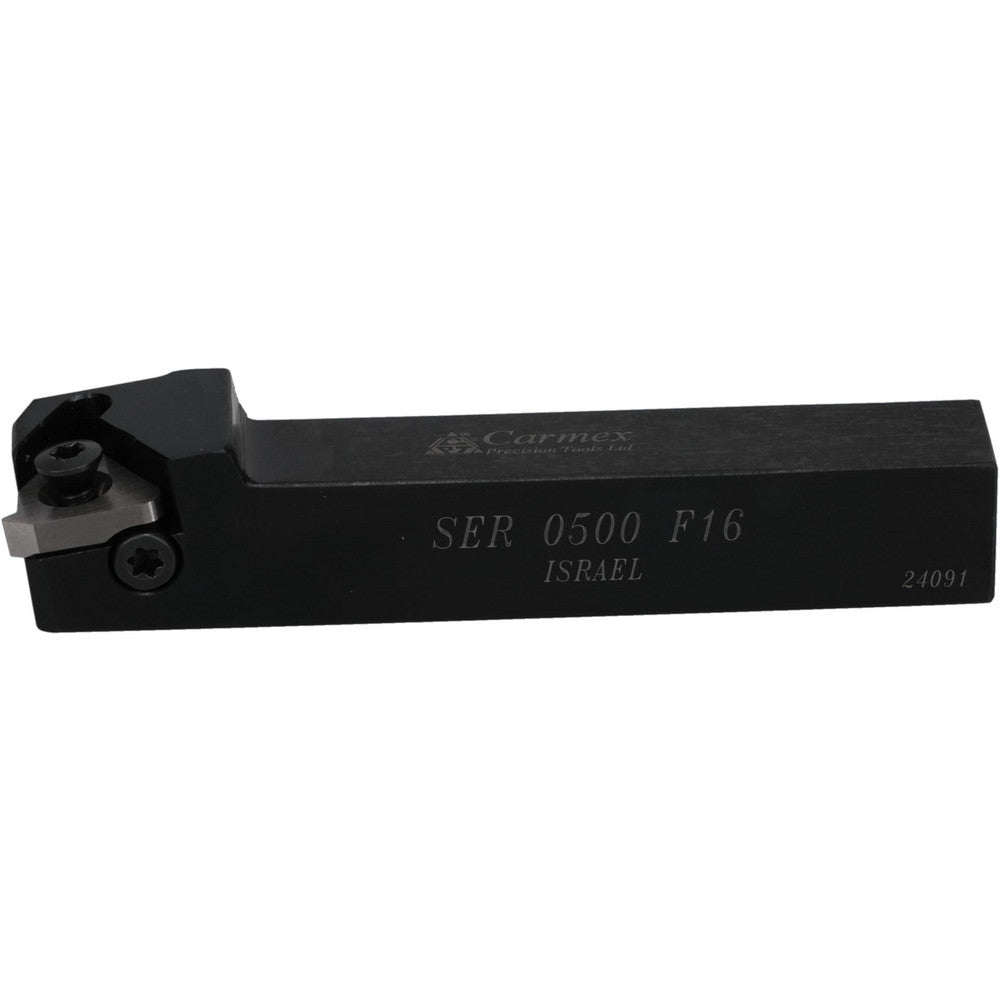 Carmex SER0500F16 Indexable Threading Toolholder External, Right Hand, Uses S16 Inserts, 1/2 x 1/2" Shank