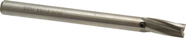 Value Collection GH8790214 21/64" Diam, 5/16" Shank, Diam, 3 Flutes, Straight Shank, Interchangeable Pilot Counterbore