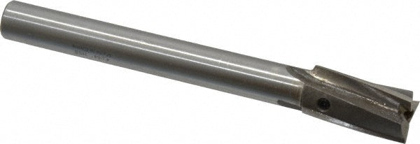 Value Collection GH8790438 43/64" Diam, 1/2" Shank, Diam, 3 Flutes, Straight Shank, Interchangeable Pilot Counterbore