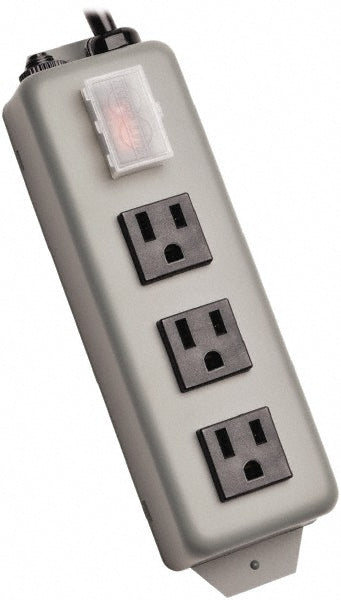 Tripp-Lite 3SP 3 Outlets, 120 VAC15 Amps, 6' Cord, Power Outlet Strip