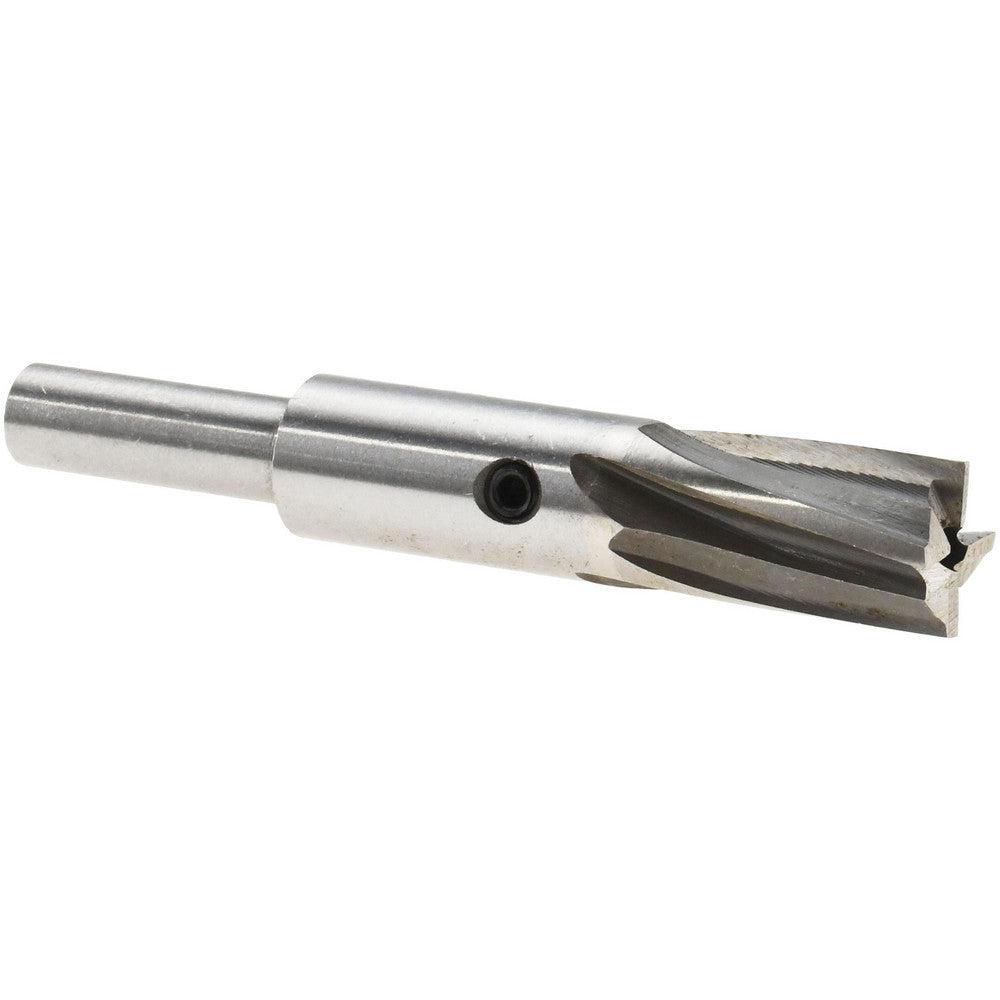 Value Collection GH8840241 3/8" Diam, 1/4" Shank, Diam, 4 Flutes, Straight Shank, Interchangeable Pilot Counterbore