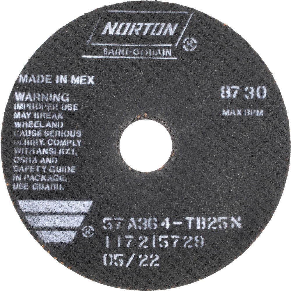 Norton 66252922676 Cut-Off Wheel 7" Dia, 1/16" Thick, 1-1/4" Hole, Aluminum Oxide
