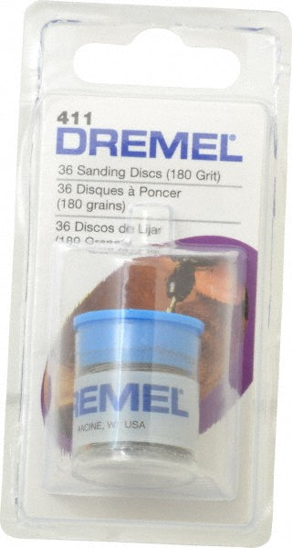 Dremel 411 Fiber Disc 3/4" Disc Dia, 180 Grit, Aluminum Oxide