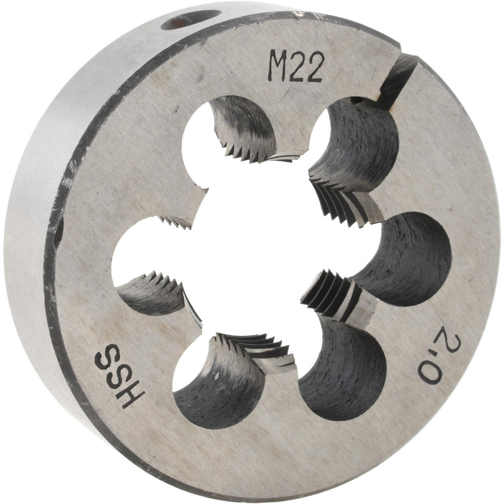 Value Collection 314-1834 Round Die M22x2, 2" OD, High Speed Steel