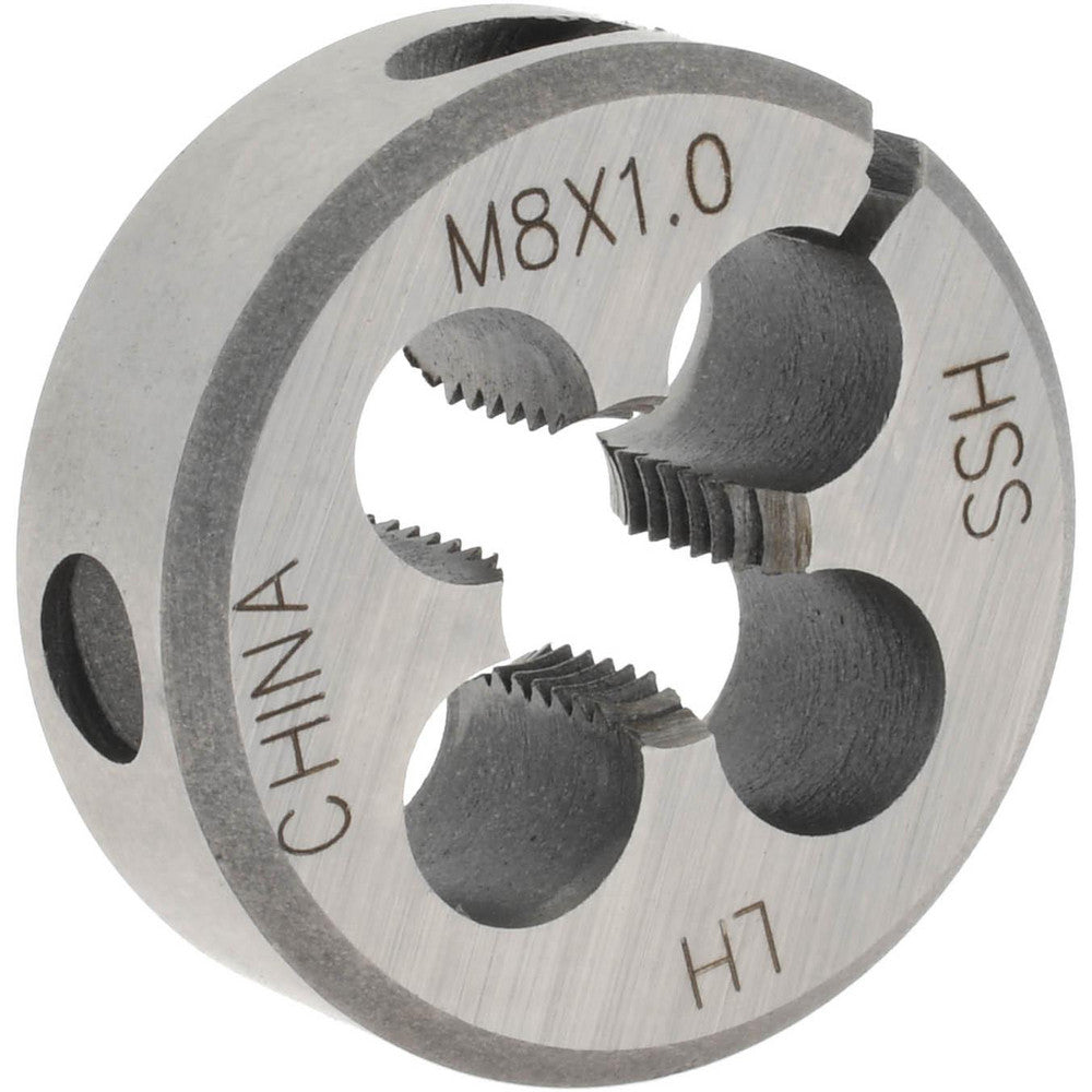 Value Collection 314-4645 Round Die M8x1, 1" OD, High Speed Steel