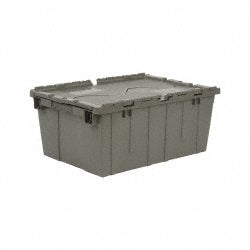 Quantum Storage QDC2115-9 Polyethylene Attached-Lid Storage Tote 60 lb Capacity