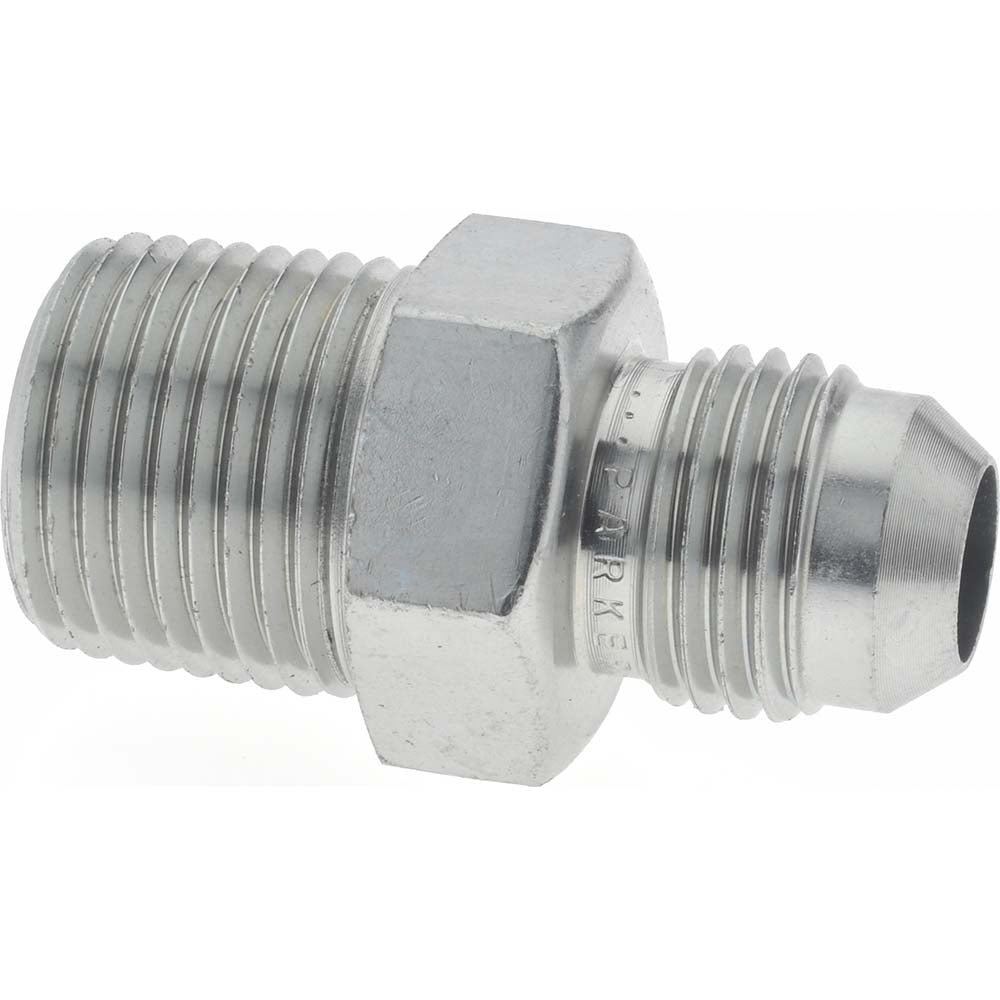 Parker 6-6 FTX-S Steel Flared Tube Connector 3/8" OD, 37 deg Flared Angle